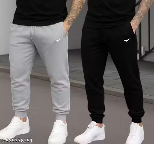 CLASSIC ROCKS STYLISH TRENDING DESIGN TRACKPANT COMBO FOR Men & women Gym Yoga Running casual sports wear