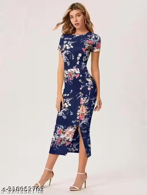 Norzy Paris - Party wear self Designer Women Dress