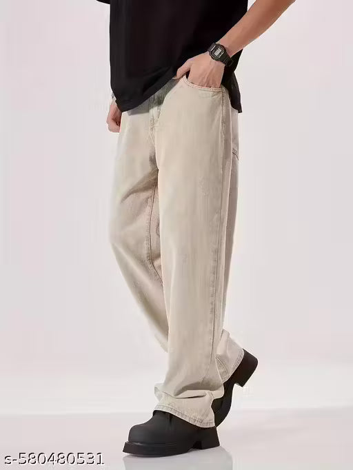 MENS WIDE LEG JEANS