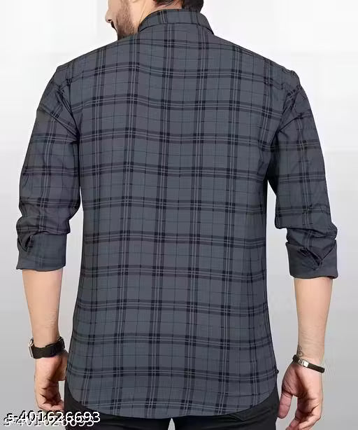 MENS DASHING FORMAL CHECK SHIRT