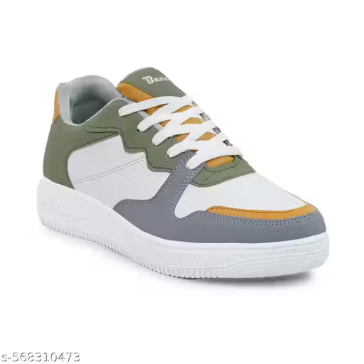 Bacan Trendy Multicolored Casual Sneakers For Men