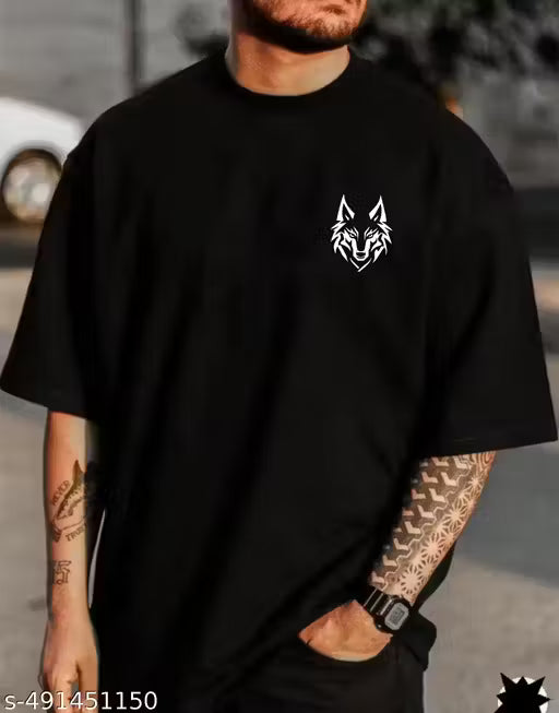 Trending Stylish Oversize Printed Cotton Tshirt