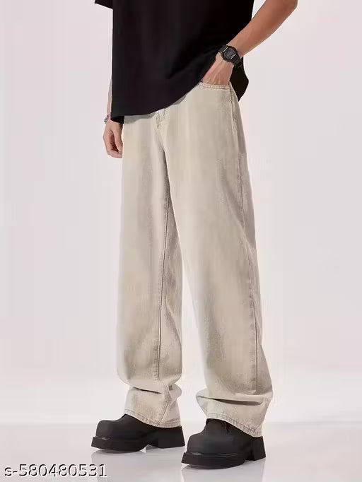 MENS WIDE LEG JEANS