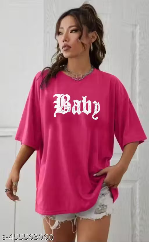 WOMEN OVER SIZE T-SHIRT RANI COLOR-BABY
