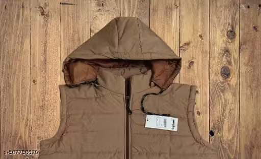 Man jacket half floppy cap Mustard