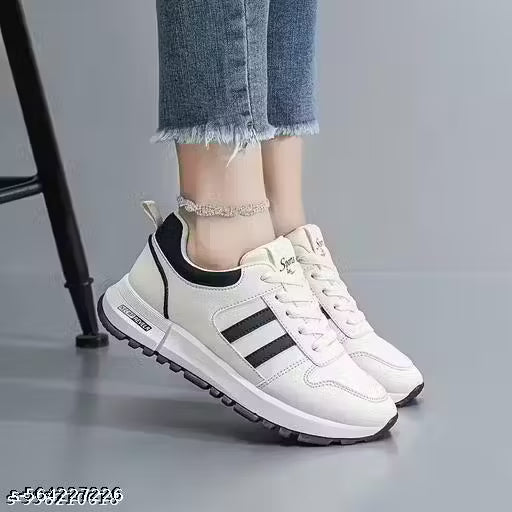 New Trendy Women'S Dad Shoes for Autumn 2025, Versatile White Sneakers with Lightweight, Soft Soles And Slip-Resistant Features.