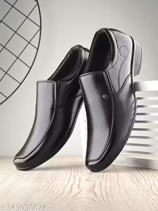 Server Formal Black Office shoes For men
