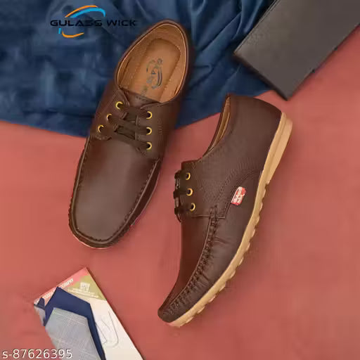 GULASS WICK Men Synthetic Lace Up Casual Shoes and Loafers Shoes