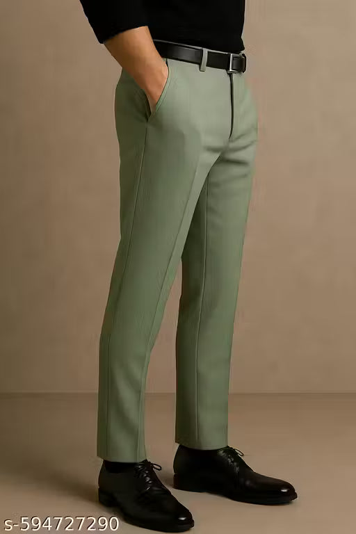 Mens Green Trouser
