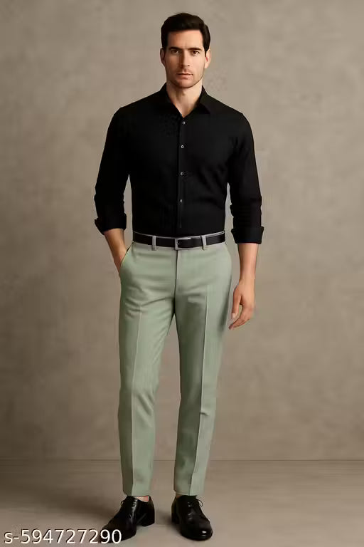 Mens Green Trouser