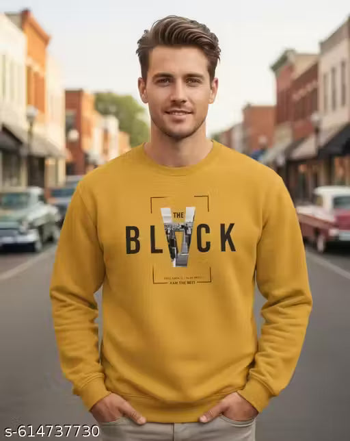 Printed sweatshirts for men, fleece sweatshirts, winter wear sweatshirts,causal wear sweatshirts, round neck sweatshirts, warm sweatshirts
