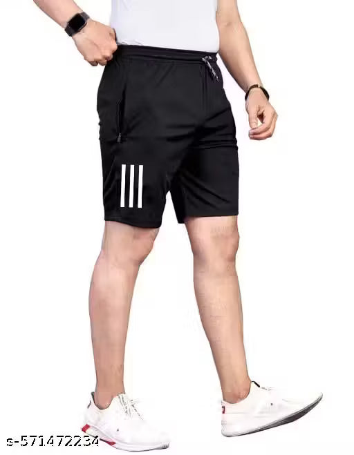 Sports Striped Lycra Men Shorts/Nikkar/Boxer