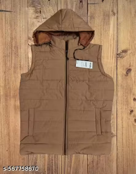 Man jacket half floppy cap Mustard