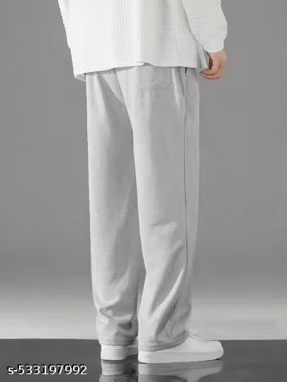 Stockton Men's Regular Fit Track Pants – Cotton Blend Joggers with Elastic Waistband & Pockets | Comfortable Activewear for Gym, Running & Casual Wear