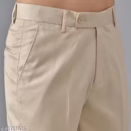 ARDLOR Men's Regular Fit Cotton Blend Formal Solid Trouser - Pack of 2 | Trouser for Men | Formal Trouser for Men | Casual Trouser for Men | Trouser | Pant | Solid Trouser