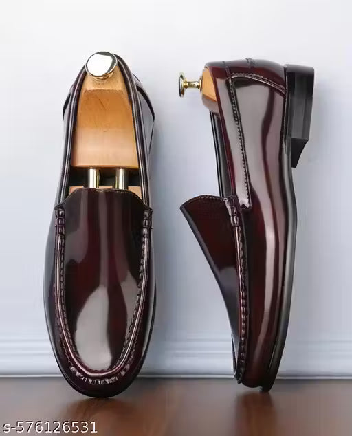 Men's Formal Glossy Slip-On Loafers