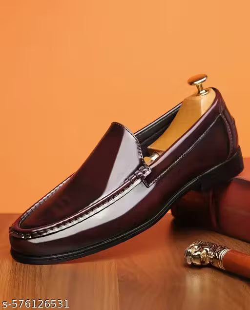 Men's Formal Glossy Slip-On Loafers