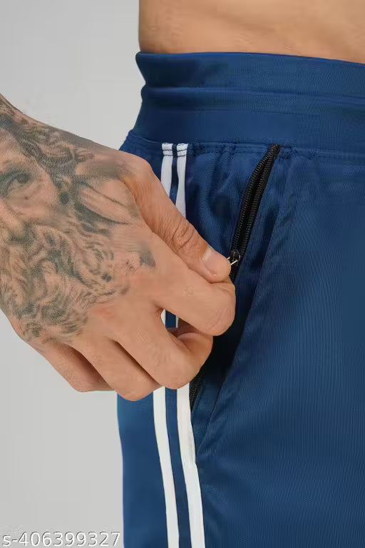 Men's Lycra Stretchable Cargo Style Joggers Track Pant Lower /Mens sports trackpent