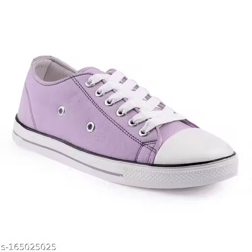 KVEST Women Canvas Shoes or Sneakers, Comfortable and stylish Sneaker, Partywear and casual Shoe for Women and Girls