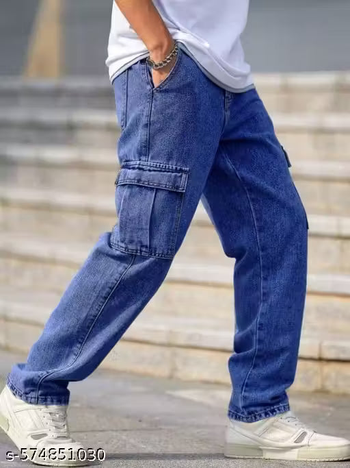 6 pocket mom-fit jeans for mens