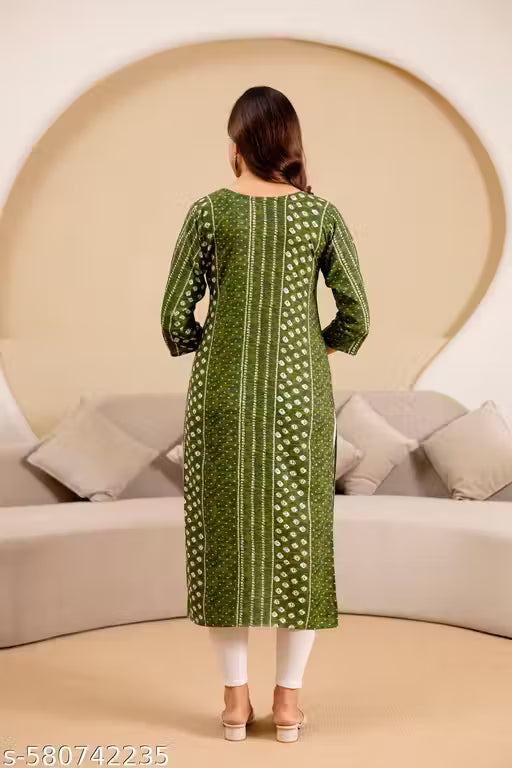 Dream Mehdi Embroidered Printed Kurta Kurti Girls Womens