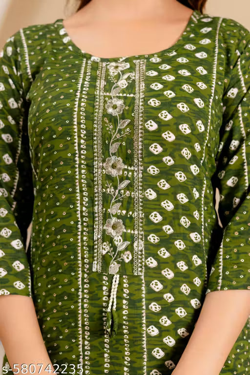 Dream Mehdi Embroidered Printed Kurta Kurti Girls Womens