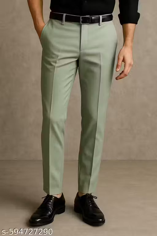 Mens Green Trouser