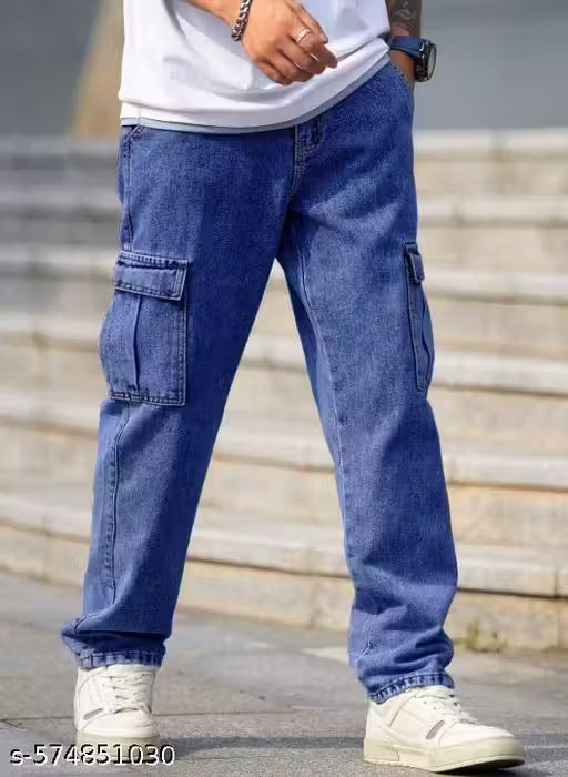 6 pocket mom-fit jeans for mens