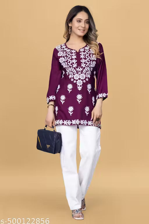 RUDRA||Women's Printed Short Kurta | Short Kurta | Printed Short Kurta |
