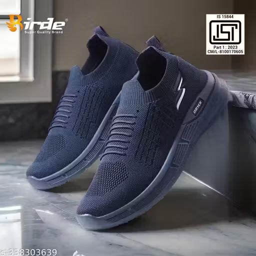 BIRDE ZenG Flyknit Men Sport Memory Foam Comfortable Soft Lightweght Regular Wear Walking Shoes