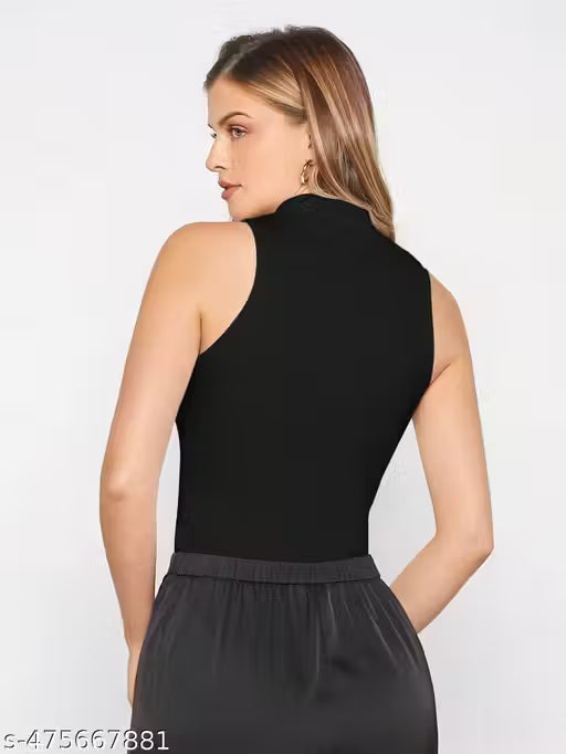 Trendystore Half Zip Mock Neck Tank Top Workwear