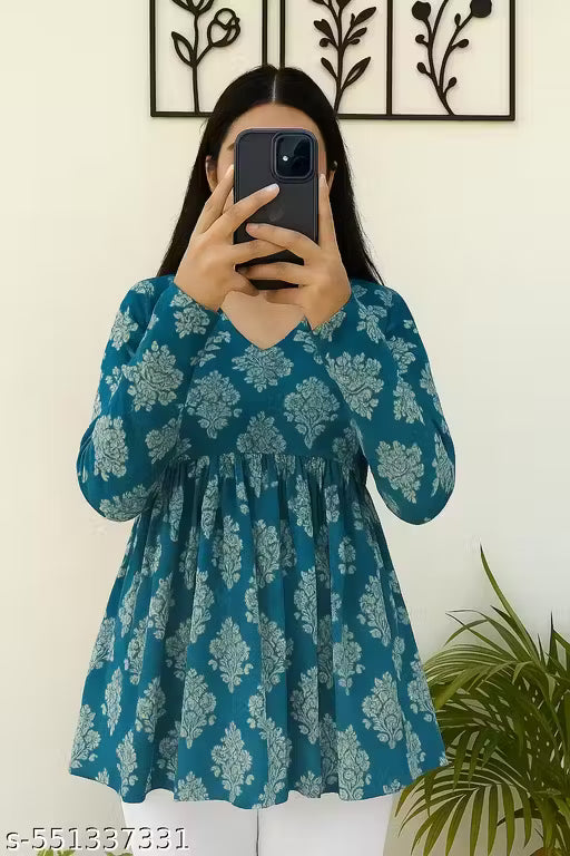 Beautiful top in white boota