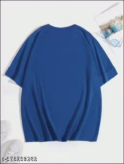 Men typography cotton oversized tshirt