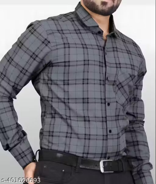 MENS DASHING FORMAL CHECK SHIRT