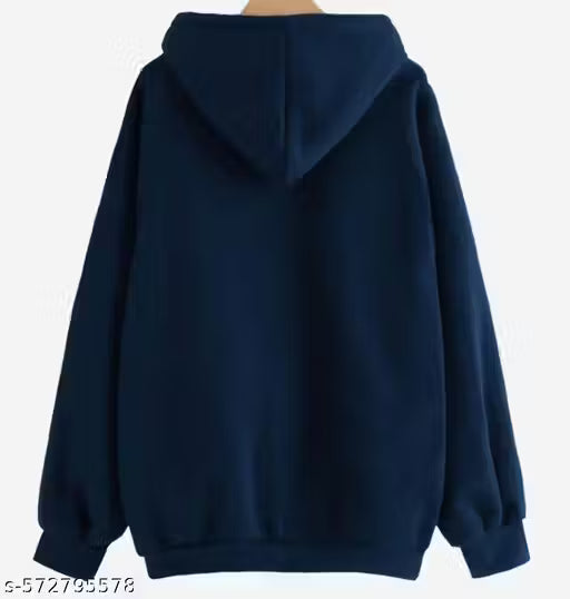 Men's Cotton Hoodie Sweatshirt Black pack of 1 | Full Sleeve Hooded Neck Winter Wear for Men