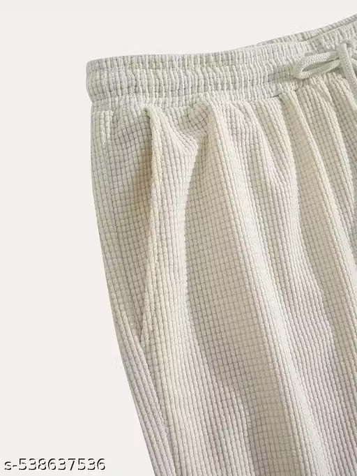 Stylish Men's Casual Shorts | Summer Wear | Elastic Waistband | Slim Fit | With Pockets | Breathable Fabric