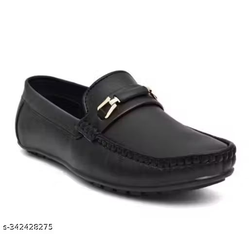 New Latest Stylish Party wear and Casual Loafers For Men's Loafers For Men (BLACK)