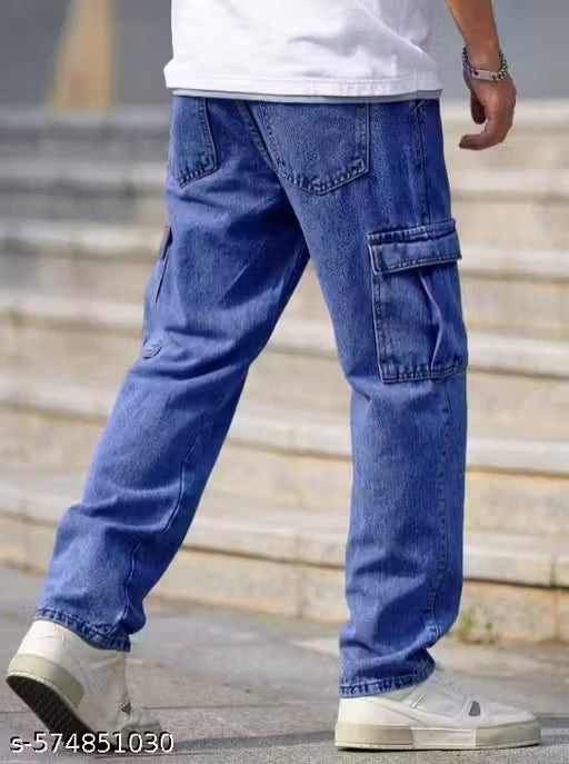 6 pocket mom-fit jeans for mens